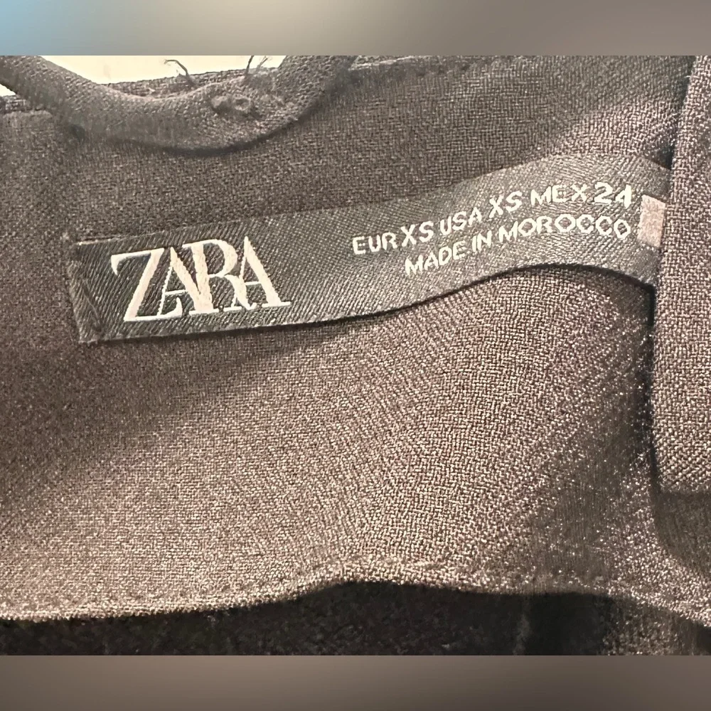 Zara Black Textured Dress - Picture 4 of 4